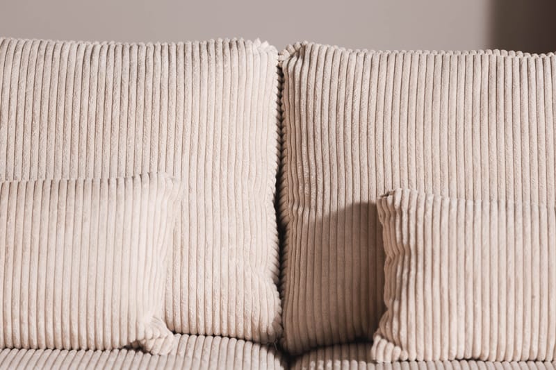Copenhagen 5-personers Venstrevendt U-formet Sofa med Divan og Chaiselong i Manchester - Beige - Møbler - Sofaer - U Sofa