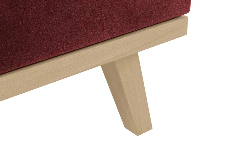 Copenhagen 5-personers Venstrevendt U-formet Sofa med Divan og Chaiselong i Fløjl - Lilla - Møbler - Sofaer - U Sofa