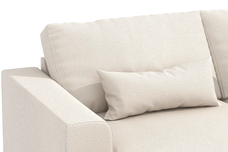 Copenhagen 5-personers Højrevendt U-formet Sofa med Divan og Chaiselong i Stof - Beige - Møbler - Sofaer - U Sofa