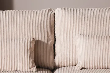 Copenhagen 5-personers Højrevendt U-formet Large Sofa med Divan og Chaiselong i Manchester - Beige - Møbler - Sofaer - U Sofa