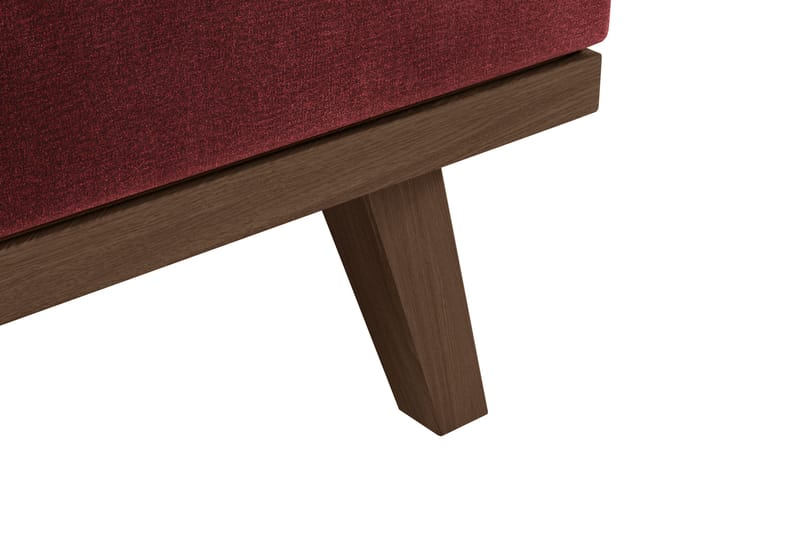 Copenhagen 5-personers Højrevendt U-formet Sofa med Divan og Chaiselong i Fløjl - Lilla - Møbler - Sofaer - U Sofa