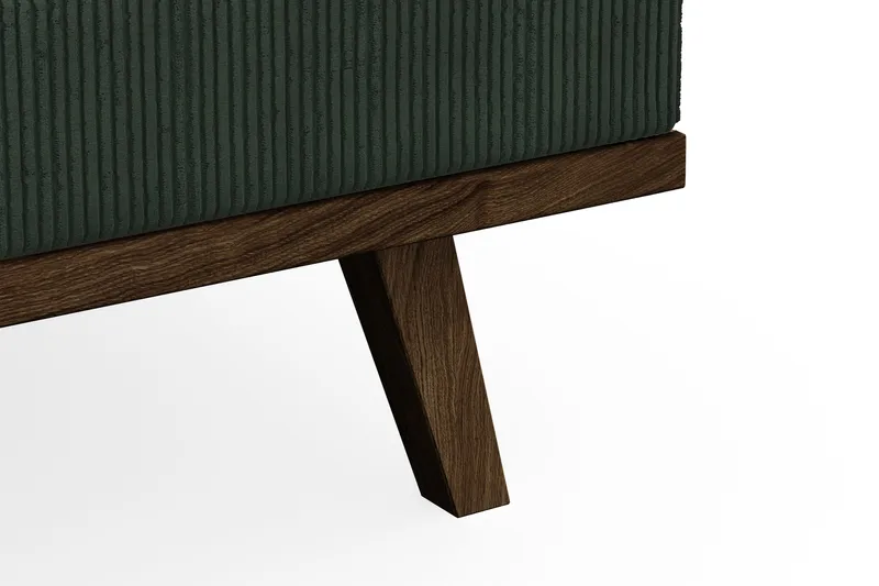 Copenhagen 5-personers Højrevendt U-formet Sofa med Divan og Chaiselong i Manchester - Mørkegrøn - Møbler - Sofaer - U Sofa