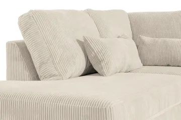Copenhagen 5-personers Højrevendt U-formet Large Sofa med Divan og Chaiselong i Manchester - Beige - Møbler - Sofaer - U Sofa