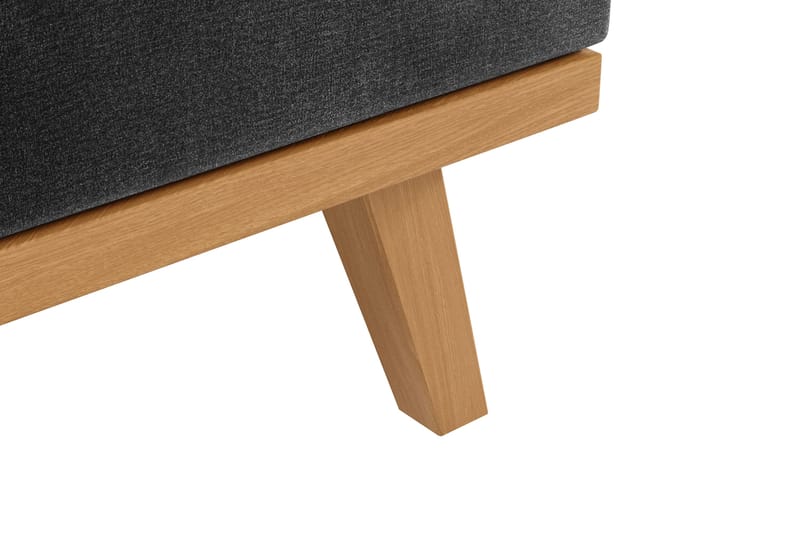 Copenhagen 5-personers Højrevendt U-formet Sofa med Divan og Chaiselong i Fløjl - Mørkegrå - Møbler - Sofaer - U Sofa