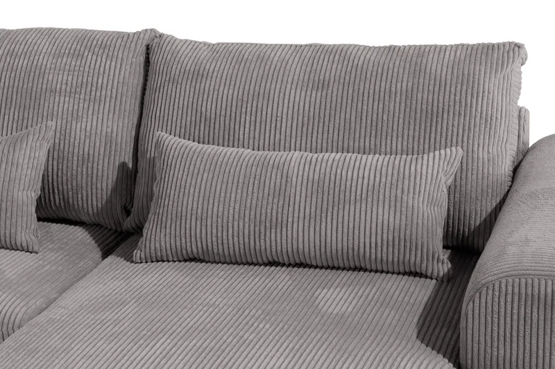 Copenhagen 5-personers Venstrevendt U-formet Sofa med Divan og Chaiselong i Manchester - Mørkegr å - Møbler - Sofaer - U Sofa