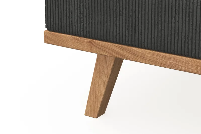 Copenhagen 5-personers Venstrevendt U-formet Sofa med Divan og Chaiselong i Manchester - Mørkegrå - Møbler - Sofaer - U Sofa