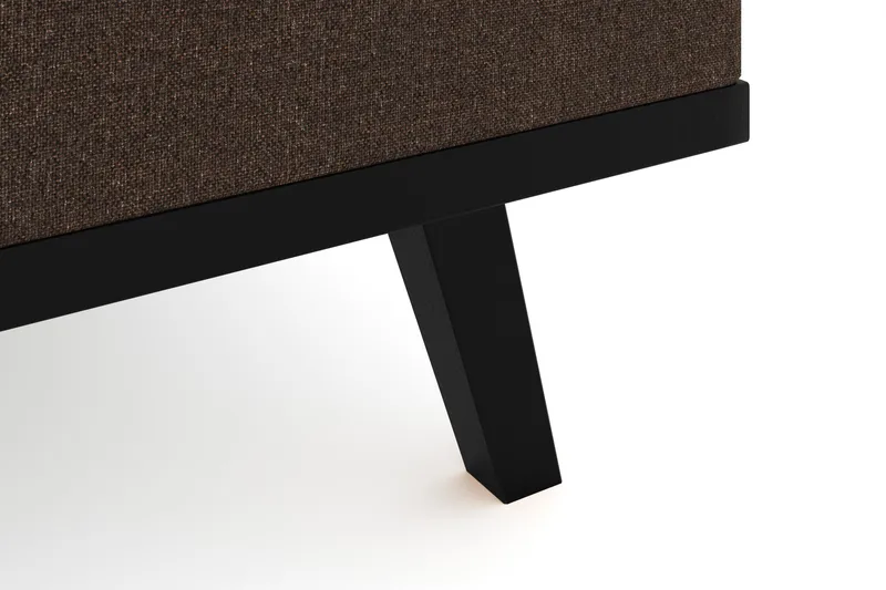 Copenhagen 5-personers Højrevendt U-formet Sofa med Divan og Chaiselong i Stof - Brun - Møbler - Sofaer - U Sofa