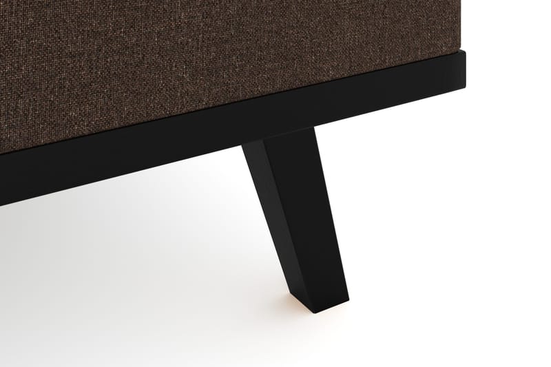 Copenhagen 5-personers Højrevendt U-formet Sofa med Divan og Chaiselong i Stof - Brun - Møbler - Sofaer - U Sofa