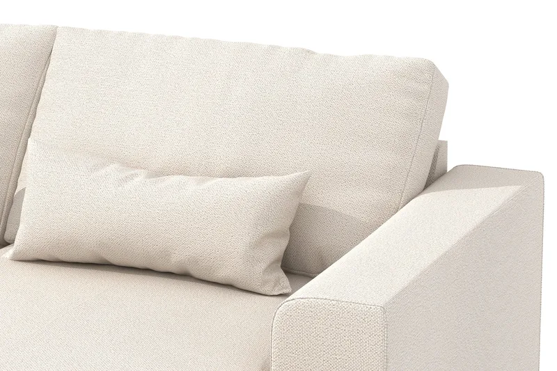 Copenhagen 5-personers Venstrevendt U-formet Large Sofa med Divan og Chaiselong i Stof - Beige - Møbler - Sofaer - U Sofa