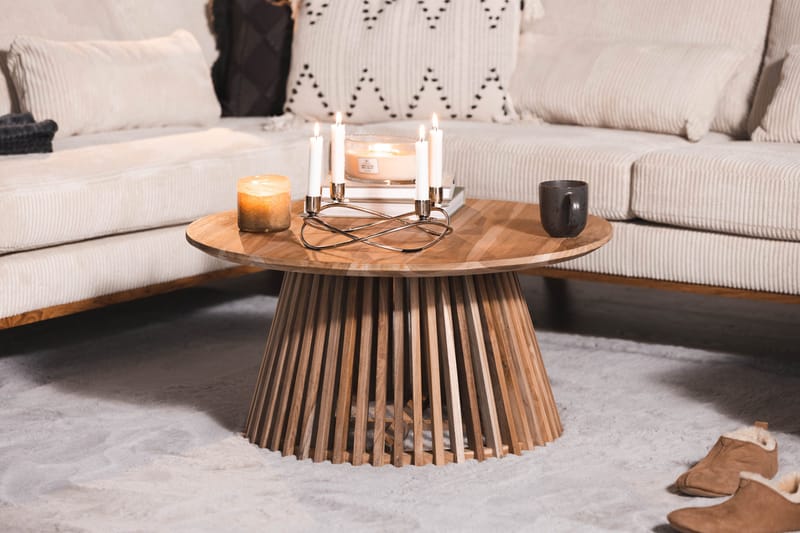 Copenhagen 5-personers Venstrevendt U-formet Sofa med Divan og Chaiselong i Manchester - Beige - Møbler - Sofaer - U Sofa