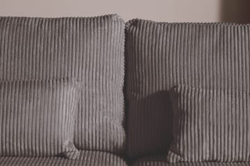 Copenhagen 5-personers Venstrevendt U-formet Sofa med Divan og Chaiselong i Manchester - Mørkegrå - Møbler - Sofaer - U Sofa