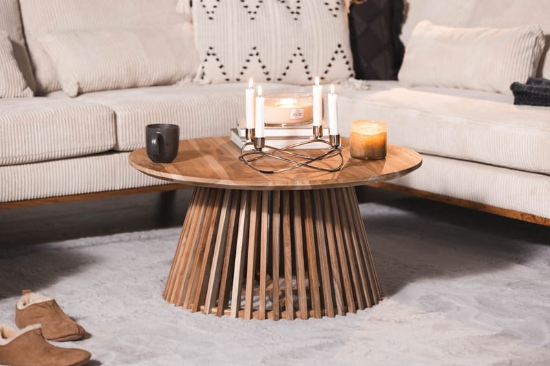 Copenhagen 5-personers Højrevendt U-formet Sofa med Divan og Chaiselong i Manchester - Beige - Møbler - Sofaer - U Sofa