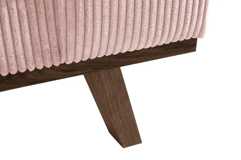 Copenhagen 5-personers Venstrevendt U-formet Sofa med Divan og Chaiselong i Manchester - Rosa - Møbler - Sofaer - U Sofa