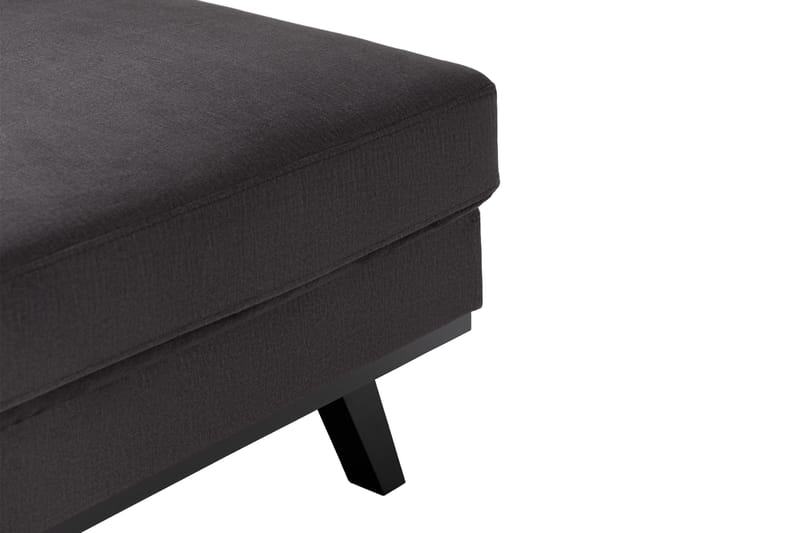 Copenhagen Compact 4-personers Højrevendt U-formet Large Sofa med Divan og Chaiselong i Fløjl - Mørkegrå - Møbler - Sofaer - U Sofa