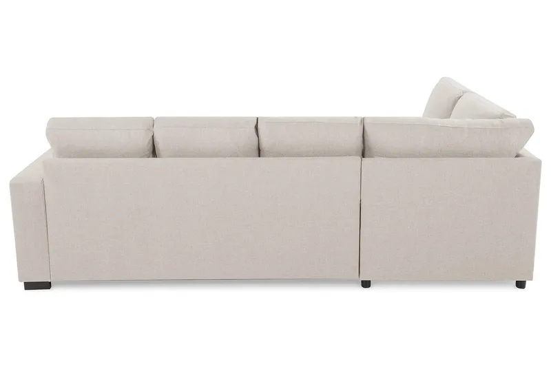 Crazy 4-personers Venstrevendt U-formet Large Sofa med Chaiselong i Stof - Beige - Møbler - Sofaer - U Sofa