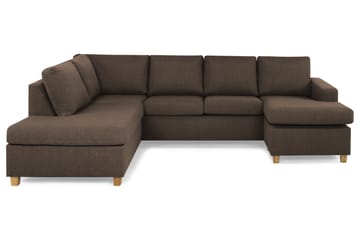 Crazy 4-personers Venstrevendt U-formet Large Sofa med Chaiselong i Stof