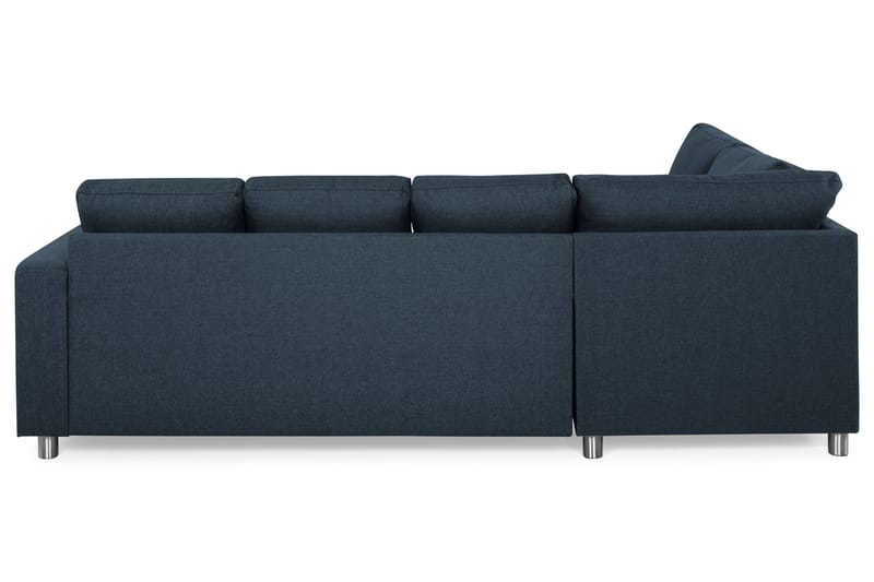 Crazy 4-personers Venstrevendt U-formet Large Sofa med Chaiselong i Stof - Blå - Møbler - Sofaer - U Sofa
