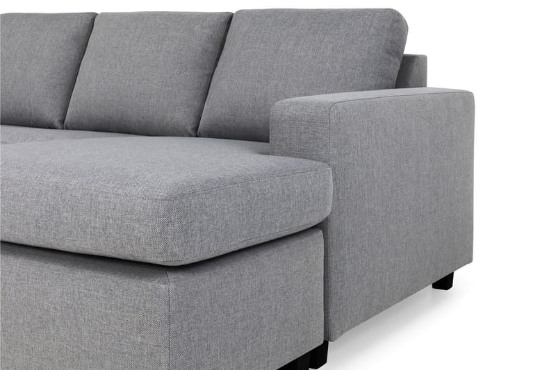 Crazy 4-personers Venstrevendt U-formet Large Sofa med Chaiselong i Stof - Grå - Møbler - Sofaer - U Sofa