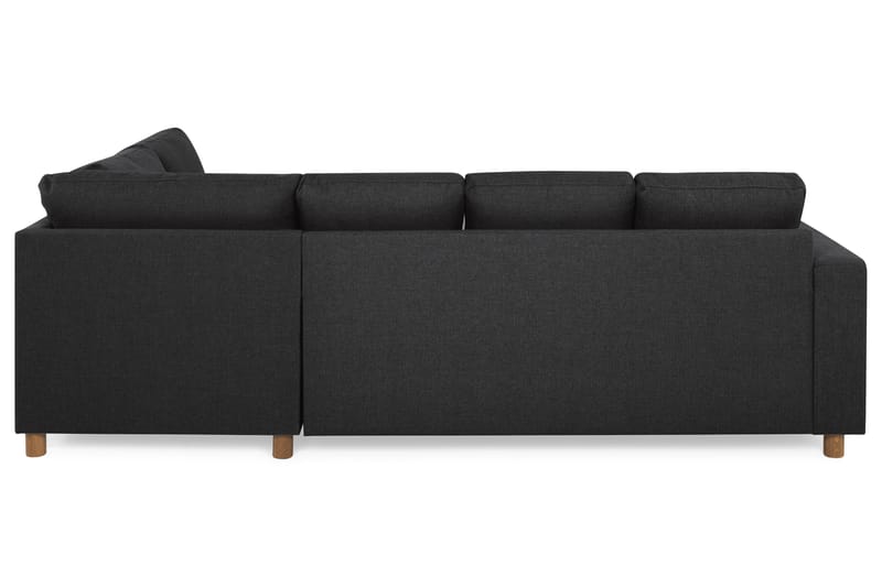 Crazy 4-personers Højrevendt U-formet Large Sofa med Chaiselong i Stof - Antracit - Møbler - Sofaer - U Sofa