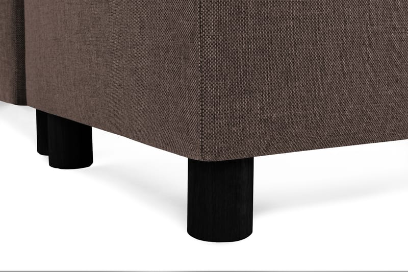 Crazy 4-personers Højrevendt U-formet Small Sofa med Chaiselong i Stof - Brun - Møbler - Sofaer - U Sofa