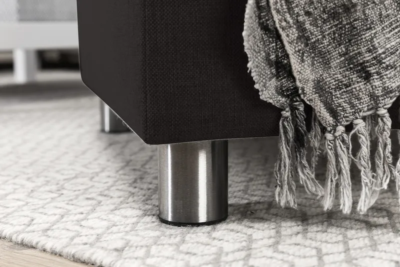 Crazy 4-personers Venstrevendt U-formet Large Sofa med Chaiselong i Stof - Antracit - Møbler - Sofaer - U Sofa