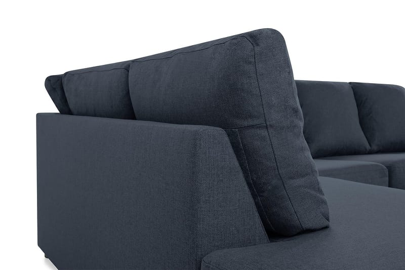 Crazy 4-personers Venstrevendt U-formet Large Sofa med Chaiselong i Stof - Blå - Møbler - Sofaer - U Sofa