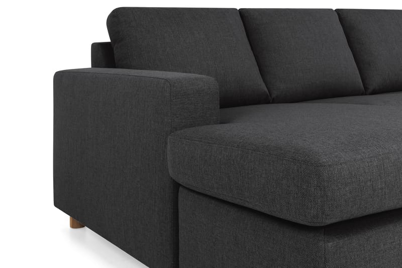 Crazy 4-personers Højrevendt U-formet Large Sofa med Chaiselong i Stof - Antracit - Møbler - Sofaer - U Sofa