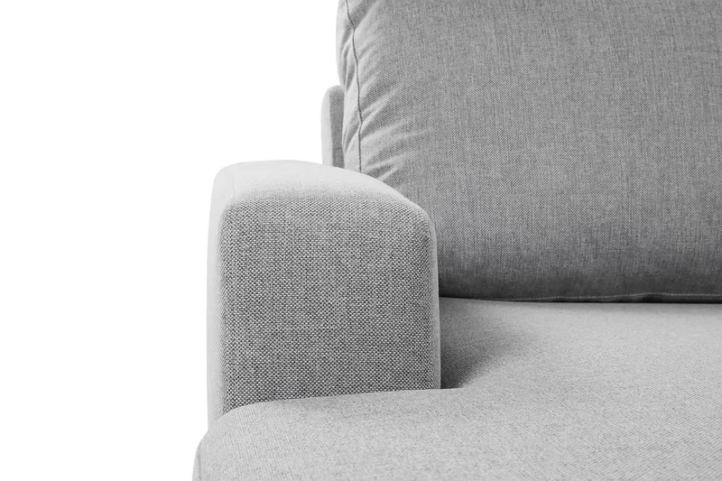 Crazy 4-personers Højrevendt U-formet Large Sofa med Chaiselong i Stof - Grå - Møbler - Sofaer - U Sofa