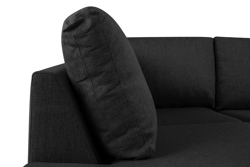 Crazy 4-personers Venstrevendt U-formet Large Sofa med Chaiselong i Stof - Antracit - Møbler - Sofaer - U Sofa
