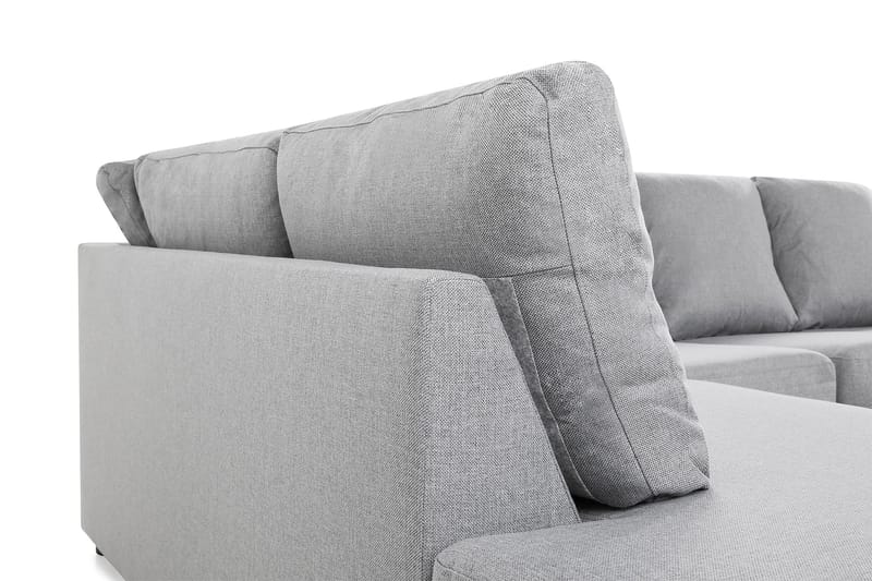 Crazy 4-personers Venstrevendt U-formet Large Sofa med Chaiselong i Stof - Grå - Møbler - Sofaer - U Sofa