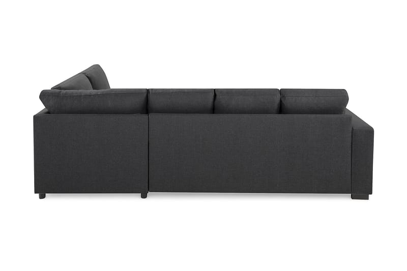 Crazy 4-personers Højrevendt U-formet Small Sofa med Chaiselong i Stof - Mørkegrå - Møbler - Sofaer - U Sofa