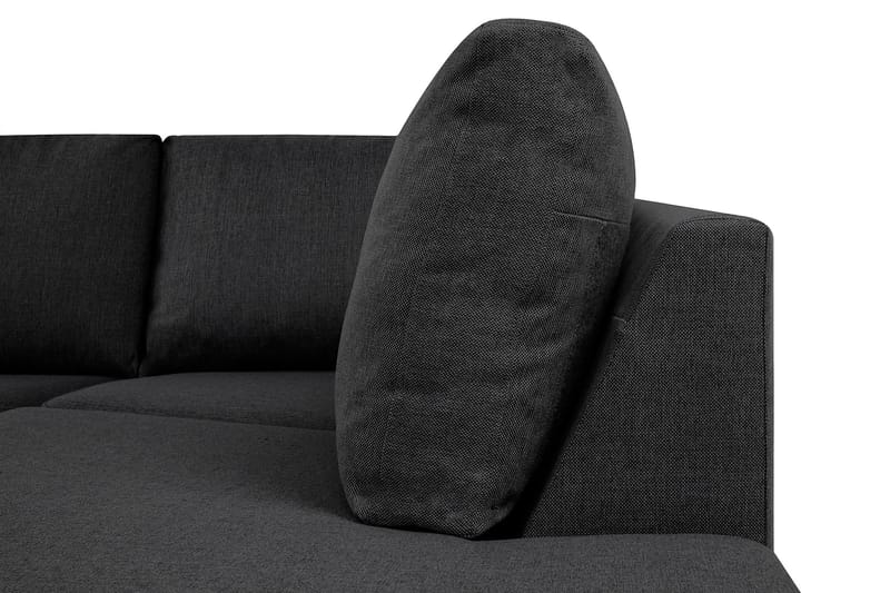 Crazy 4-personers Højrevendt U-formet Small Sofa med Chaiselong i Stof - Mørkegrå - Møbler - Sofaer - U Sofa