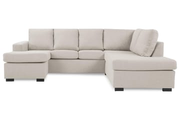Crazy 4-personers Højrevendt U-formet Small Sofa med Chaiselong i Stof