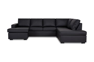 Crazy 4-personers Højrevendt U-formet Large Sofa med Chaiselong i Kunstlæder