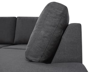 Crazy 4-personers Højrevendt U-formet Large Sofa med Chaiselong i Stof - Mørkegrå - Møbler - Sofaer - U Sofa