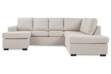 Crazy 4-personers Højrevendt U-formet Small Sofa med Chaiselong i Stof