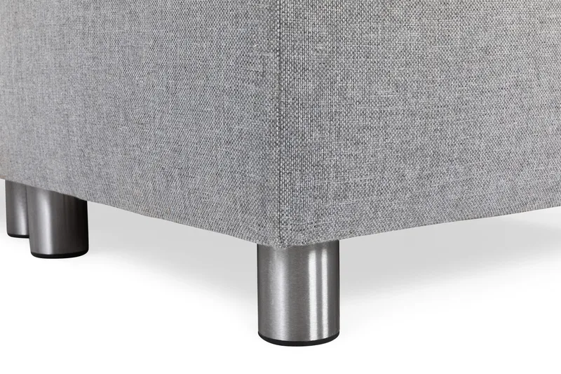 Crazy 4-personers Højrevendt U-formet Large Sofa med Chaiselong i Stof - Grå - Møbler - Sofaer - U Sofa