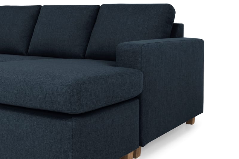 Crazy 4-personers Venstrevendt U-formet Large Sofa med Chaiselong i Stof - Blå - Møbler - Sofaer - U Sofa