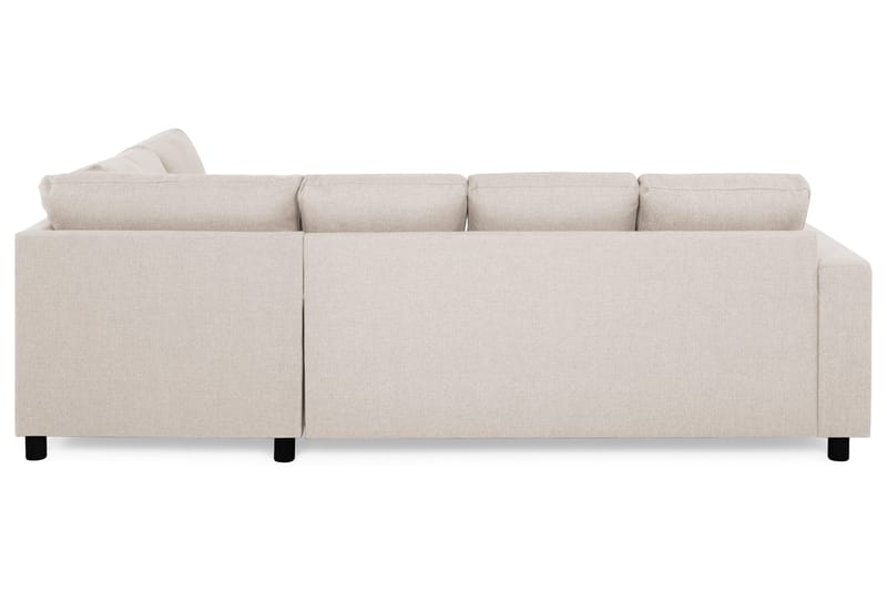 Crazy 4-personers Højrevendt U-formet Small Sofa med Chaiselong i Stof - Beige - Møbler - Sofaer - U Sofa
