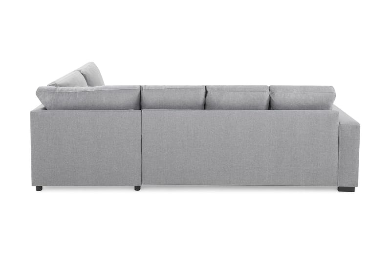 Crazy 4-personers Højrevendt U-formet Large Sofa med Chaiselong i Stof - Grå - Møbler - Sofaer - U Sofa