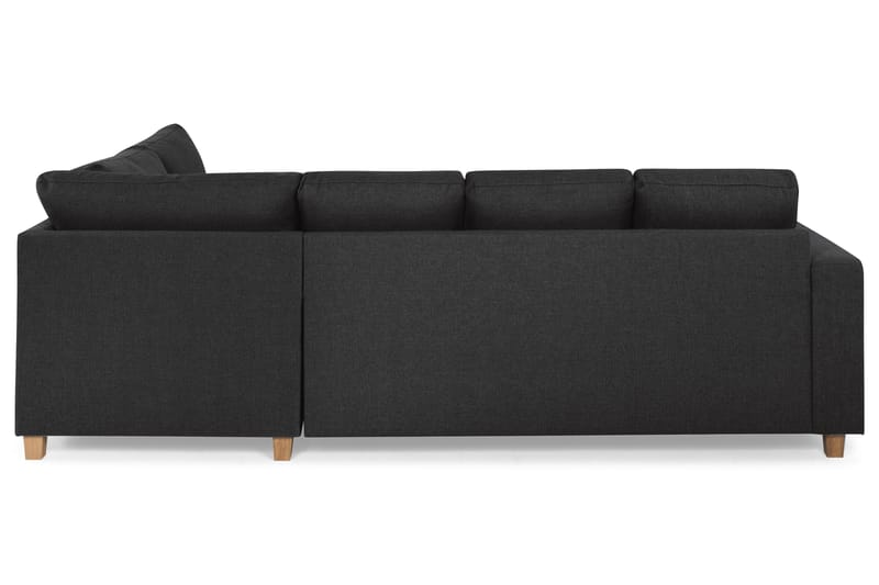 Crazy 4-personers Højrevendt U-formet Large Sofa med Chaiselong i Stof - Antracit - Møbler - Sofaer - U Sofa