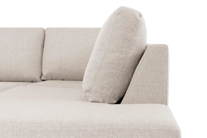 Crazy 4-personers Højrevendt U-formet Small Sofa med Chaiselong i Stof - Beige - Møbler - Sofaer - U Sofa