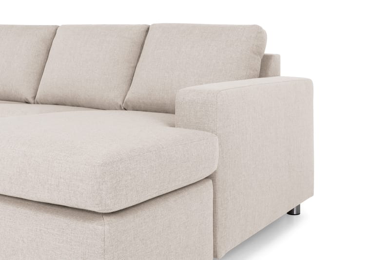 Crazy 4-personers Venstrevendt U-formet Large Sofa med Chaiselong i Stof - Beige - Møbler - Sofaer - U Sofa