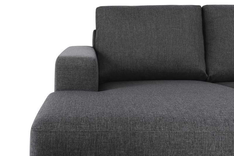 Crazy 4-personers Højrevendt U-formet Small Sofa med Chaiselong i Stof - Mørkegrå - Møbler - Sofaer - U Sofa