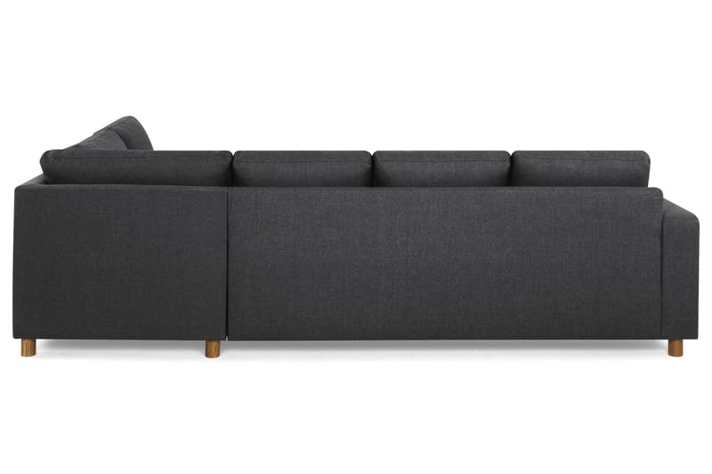 Crazy 4-personers Højrevendt U-formet Large Sofa med Chaiselong i Stof - Mørkegrå - Møbler - Sofaer - U Sofa