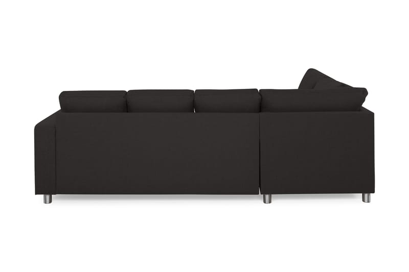 Crazy 4-personers Venstrevendt U-formet Large Sofa med Chaiselong i Stof - Antracit - Møbler - Sofaer - U Sofa