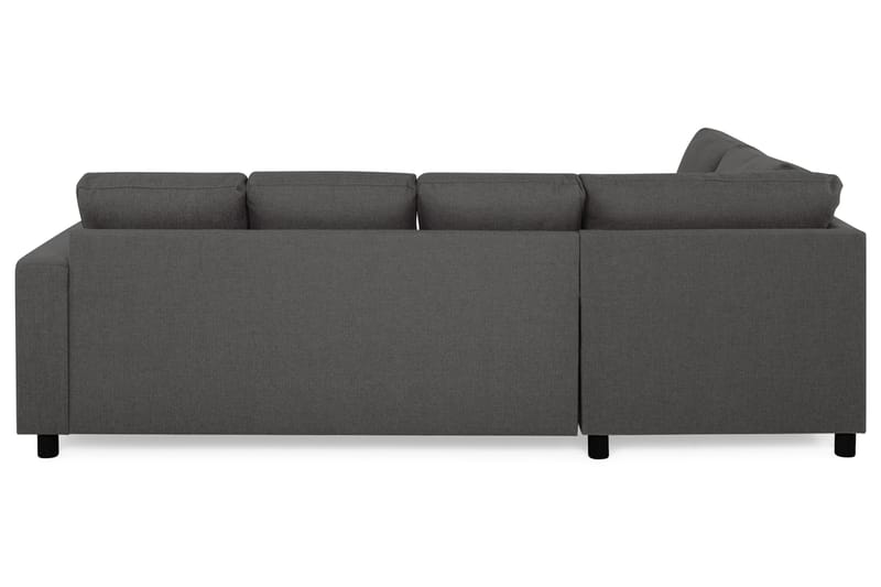 Crazy 4-personers Venstrevendt U-formet Small Sofa med Chaiselong i Stof - Mørkegrå - Møbler - Sofaer - U Sofa