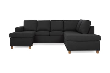 Crazy 4-personers Højrevendt U-formet Large Sofa med Chaiselong i Stof