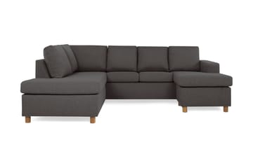 Crazy 4-personers Venstrevendt U-formet Small Sofa med Chaiselong i Stof