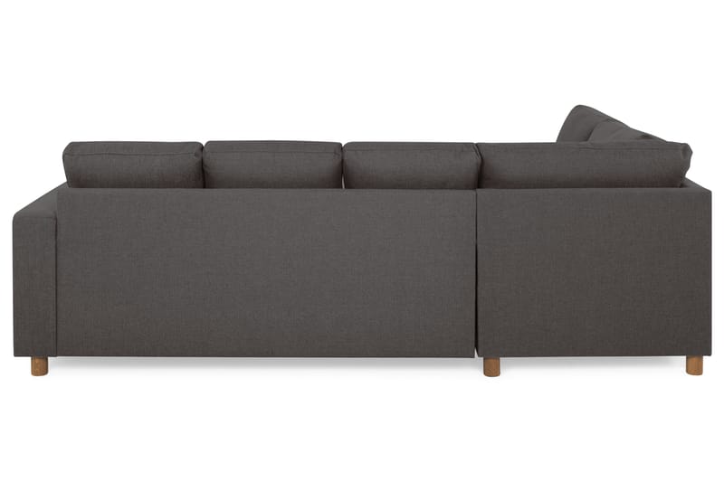 Crazy 4-personers Venstrevendt U-formet Small Sofa med Chaiselong i Stof - Mørkegrå - Møbler - Sofaer - U Sofa